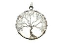 Pendant Clear Qtz Tree Of Life