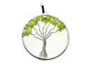 Pendant Peridot Tree Of Life