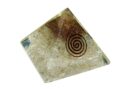 Pyramid Orgone Clear Qtz 7cm