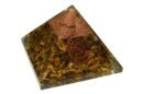 Pyramid Orgone Tiger Eye 8.5cm