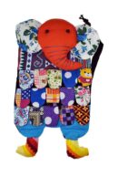 Bag Elephant Feathered L32.5cm