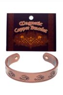Bracelet Copper Magnetic Om
