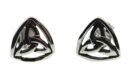 Silver Earring Stud Trinity