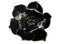 Incense Holder Lotus Black Small