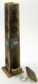 Incense Box Elephant Metal