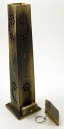 Incense Box Elephant Cut Wood