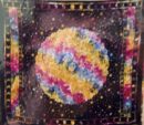 Bedspread Double Zodiac Multi