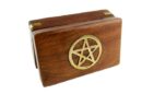 Box Wood Pentagram 12cm