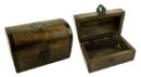 Box Wooden Chest With Crest