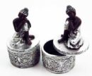 Box Round Thai Buddha Set Of 2
