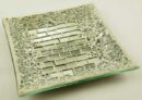 Mirror Mosaic Square Plate
