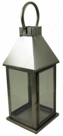 Lantern Stainless Steel 33cm