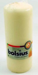 Candle Pillar Ivory 150X60mm