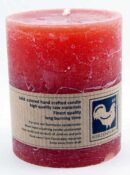 Candle Pillar Rust 75X65mm