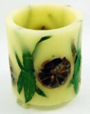 Candle Votive Orange And Eucalyptus 10cm
