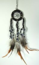 Dream Catcher Beaded Black 2.5cm