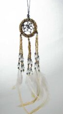 Dream Catcher Beaded Natural 5000 3.5cm