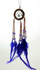 Dream Catcher Beaded Purple 5000 3.5cm