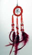 Dream Catcher Beaded Red 3.5CM 5000