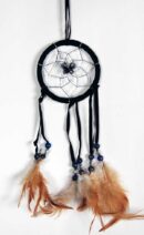 Dream Catcher Black With Butterfly 8cm