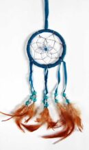 Dream Catcher Turquoise With Butterfly 8cm