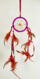 Dream Catcher Dark Pink 3 Inch
