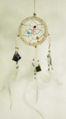 Dream Catcher Beaded Natural 6cm