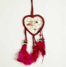 Dream Catcher Heart Red 6cm