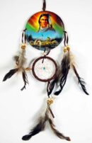 Dream Catcher Indian In Clouds