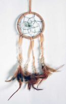 Dream Catcher Natural With Butterfly 8cm