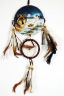 Dream Catcher Wolves In Snow