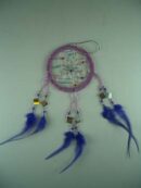 Dream Catcher Beaded Mirrors Black 7.5cm