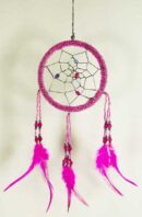 Dream Catcher Beaded Pink 5002 9cm