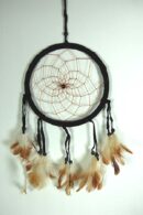 Dream Catcher Beaded Black 15cm