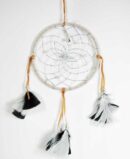 Dream Catcher Beaded Natural 18cm