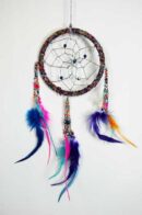 Dream Catcher Beaded Rainbow 11.5cm