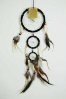 Dream Catcher Black 3 Circles 16cm