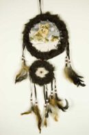 Dream Catcher Brown Wolf In Sky