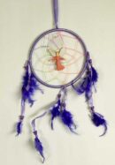 Dream Catcher With Angel Purple 6 Inch