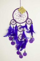 Dream Catcher Purple With Shell 11.5cm