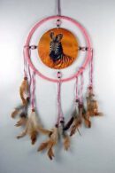 Dream Catcher Zebra Beaded Pink 18cm