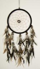 Dream Catcher Black Beaded Centre 21.5cm