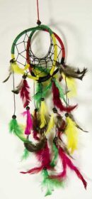 Dream Catcher Double Rasta H12xd10.5CM
