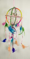 Bird Cage Pastel Rainbow Colour 15cm