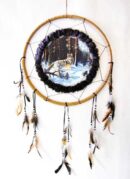 Dream Catcher Wolf 20 Inch