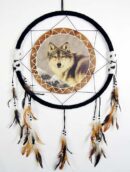 Dream Catcher Wolf 17 Inch