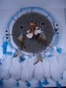Dream Catcher Blue With Eagle 45cm