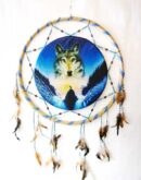 Dream Catcher Wolf Sunset 66cm