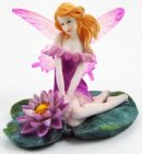 Fairy Purple Standing On Leaf