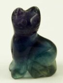 Cat Figurine Fluorite 40mm